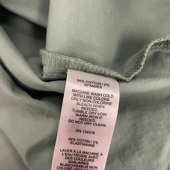 Vineyard Vines Womens Camouflage Shirt Dress Short Sleeve Green Size 6 New - Picture 9 of 9